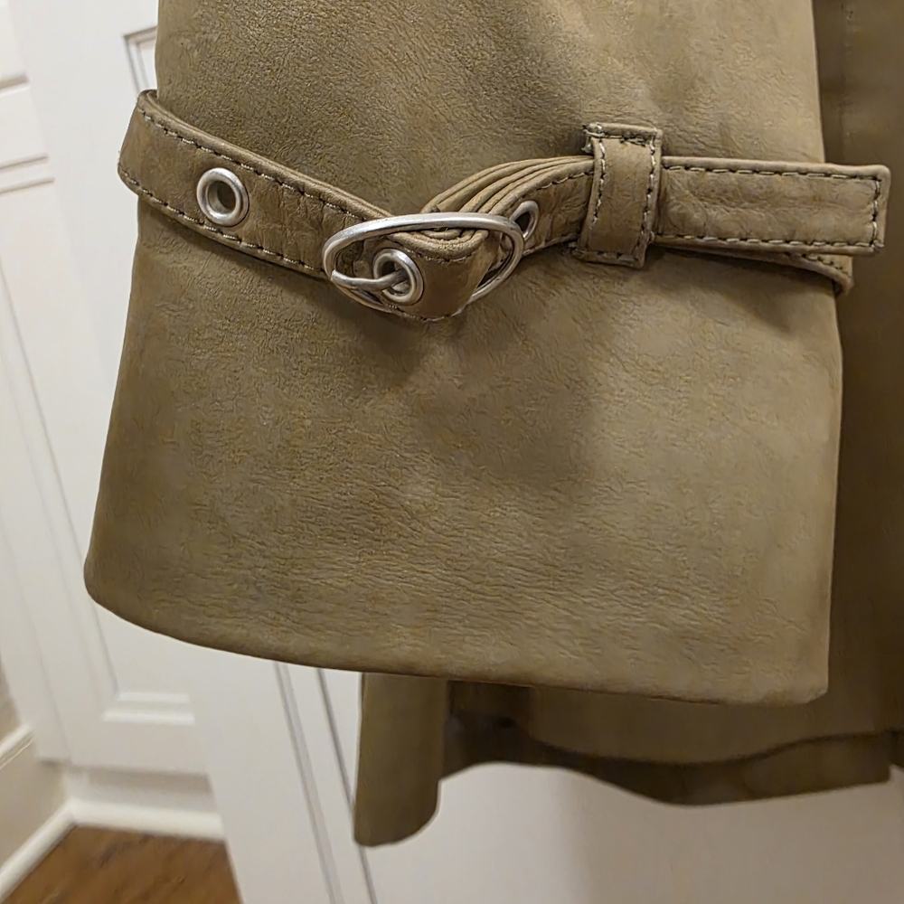 René Lezard Olive Green 💯Genuine Leather Jacket - Picture 8 of 12